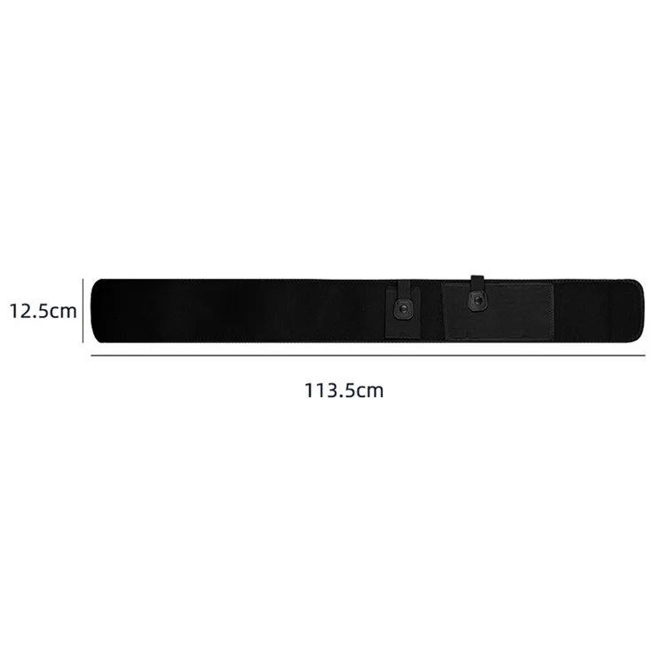 H183 Taktische Bauchgurtholster Neopren Verdecktes Tragen Gürtelband Pistolenhalter Tasche - 101,6 cm / Linke Hand