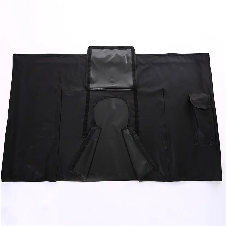 HALIN Wasserdichte Outdoor TV-Bildschirmschutzabdeckung Staubdicht Polyester-Schutz für 55-58 Zoll LCD LED - Schwarz