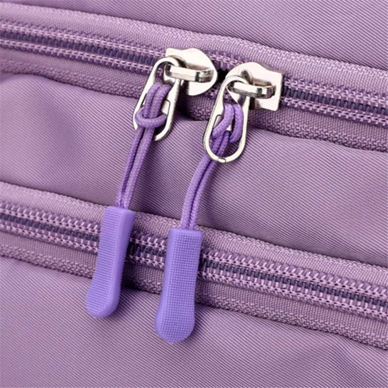 Oxford Cloth Unisex Waterproof Fitness Tote Crossbody Bag Large Capacity Travel Luggage Bag - Baby Blue