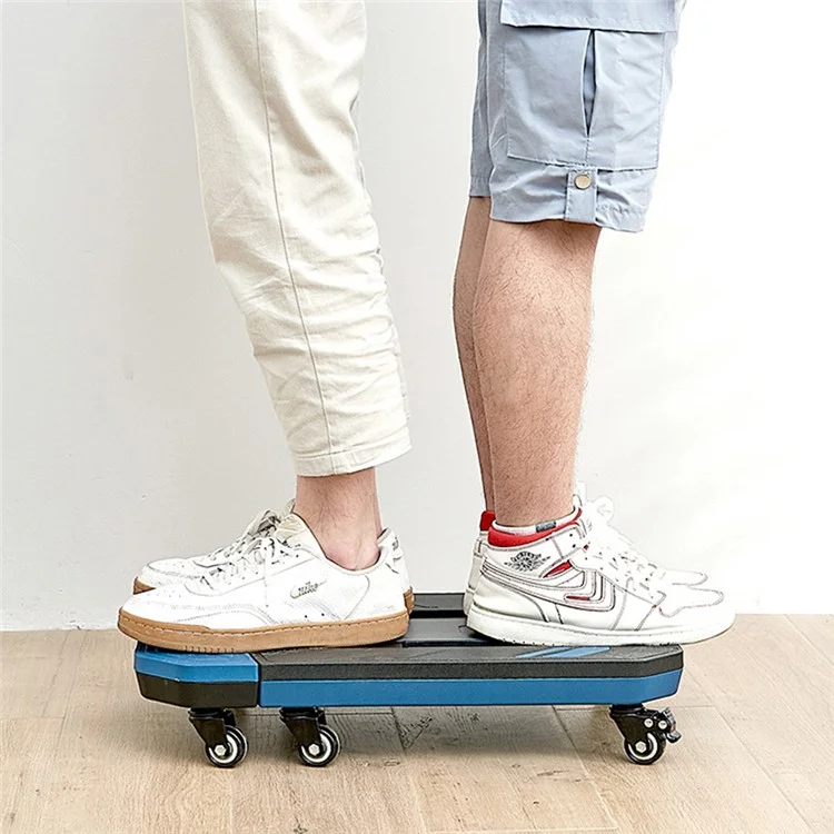K6703 Télescopique Rod Six-roue Folding Trolley Luggage Cargo Push Chariot, Taille L