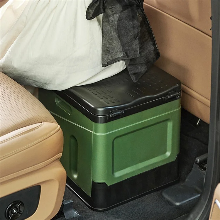 K6203-T PP Pieghevole Toilette Portatile per Campeggio Auto Toilette Riutilizzabile Emergenza Toilette - Nero