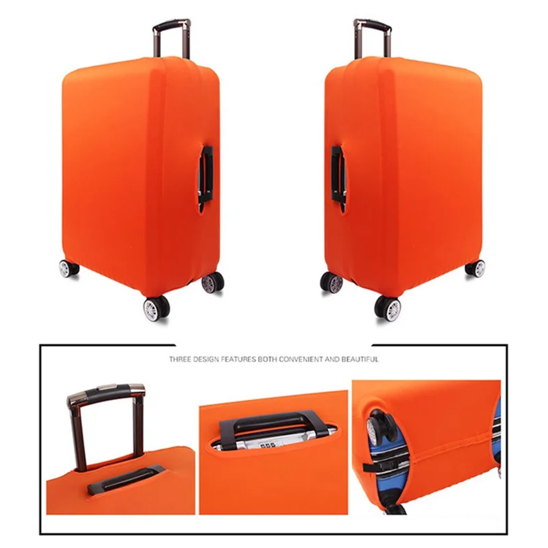 XT-200 Travel 25-28inch Trolley Case Elastic Sleeve Suitcase Dust Cover, Size L - Black