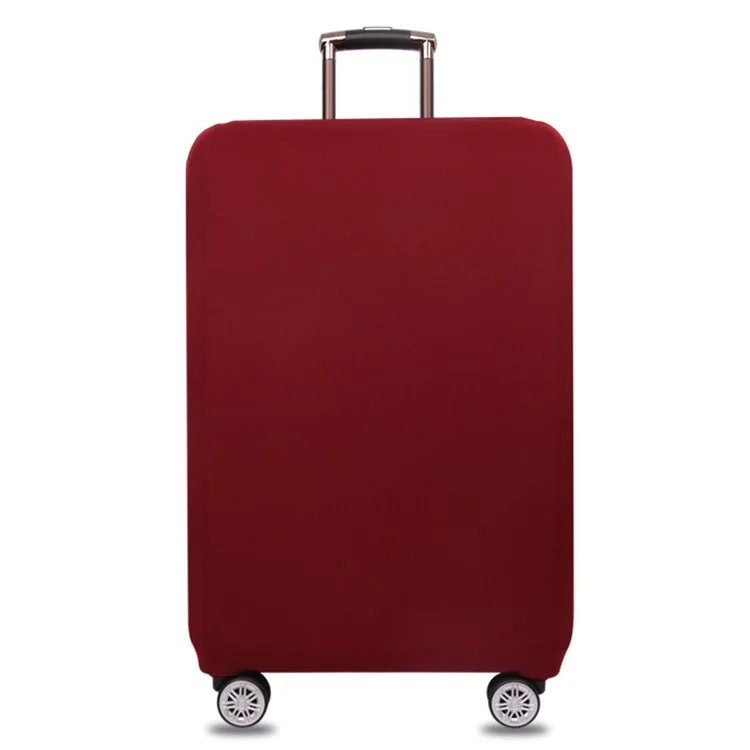 XT-200 Travel 25-28inch Trolley Case Elastic Sleeve Suitcase Dust Cover, Size L - Wine Red