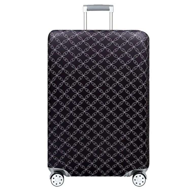 XT-1000 For 18-21 Inch Suitcase Travel Luggage Elastic Protect Cover, Size S - Black