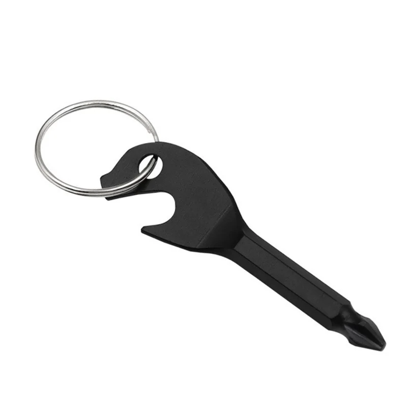 YHD115 Outdoor Portable Bottle Opener Key Design Mini Phillips Screwdriver