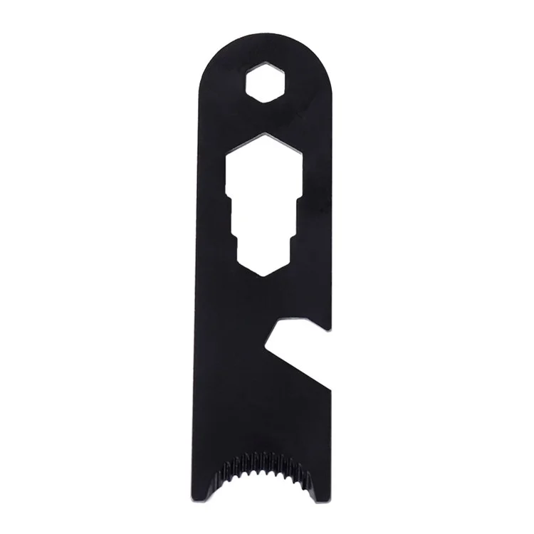 Outdoor Edelstahl Campingfeuer-Starter Flint Scraper Fire Rod Striker Flaschenöffner Werkzeug