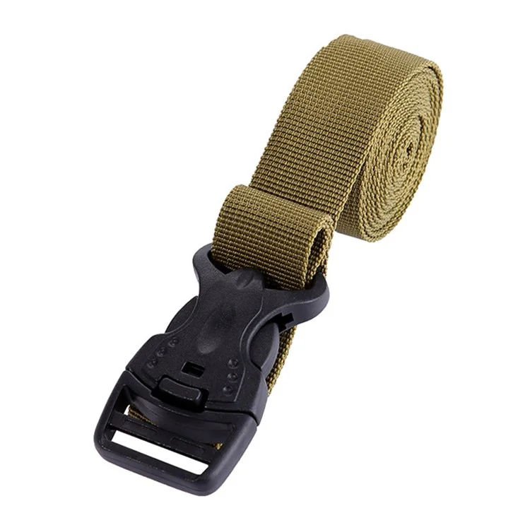 AOTU Adjustable Luggage Bag Binding Strap Travel Camping Equipment Suitcase Polyester Fixing Strap - Khaki