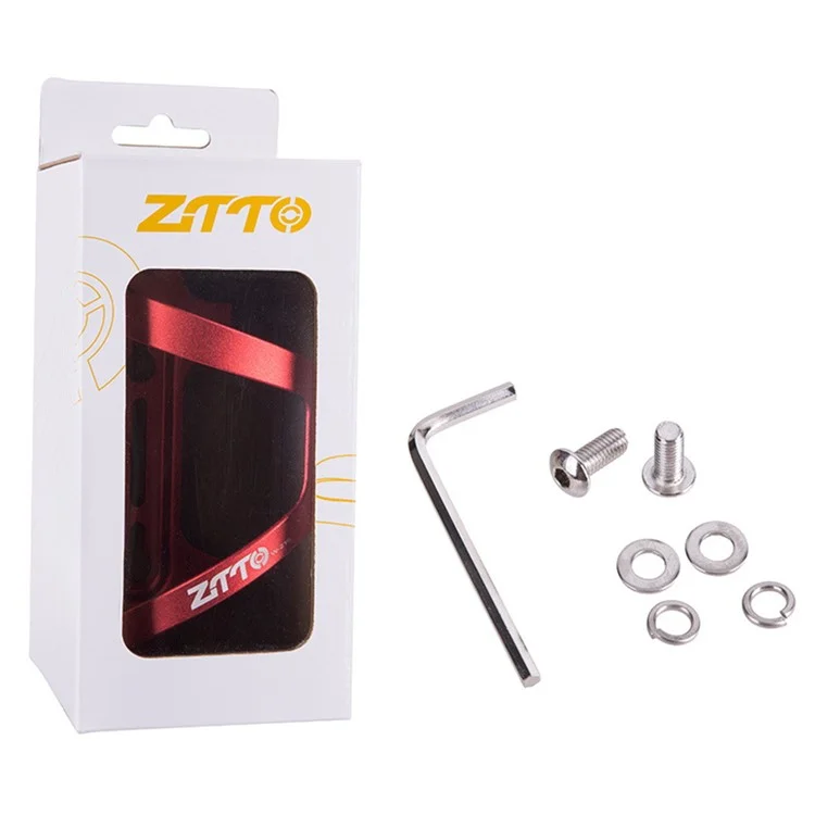 ZTTO W316 Suporte de Garrafa de Liga de Alumínio para Bicicleta Estrada Bicicleta de Montanha Gaiola de Garrafa de Água - Preto
