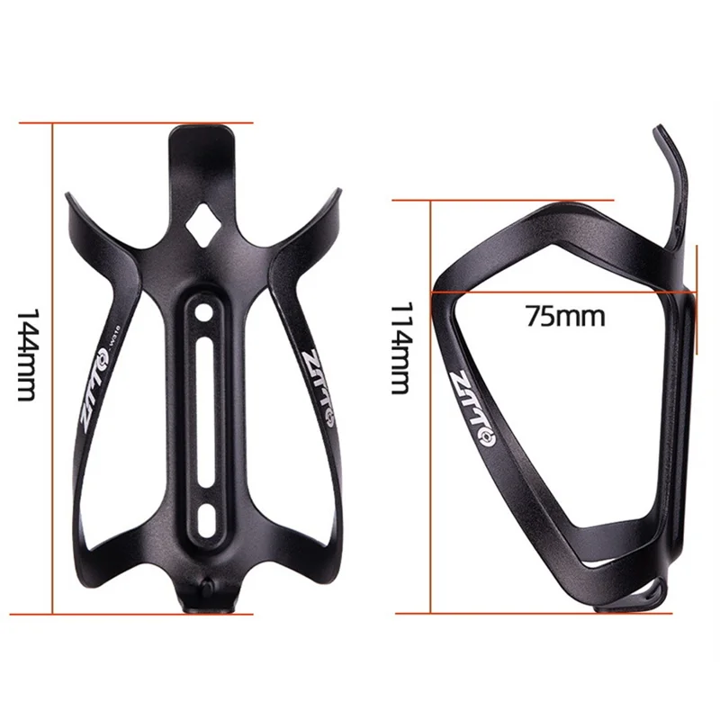 ZTTO W316 Aluminum Alloy Bicycle Bottle Holder Road Bike Water Bottle Cage Bracket - Orange