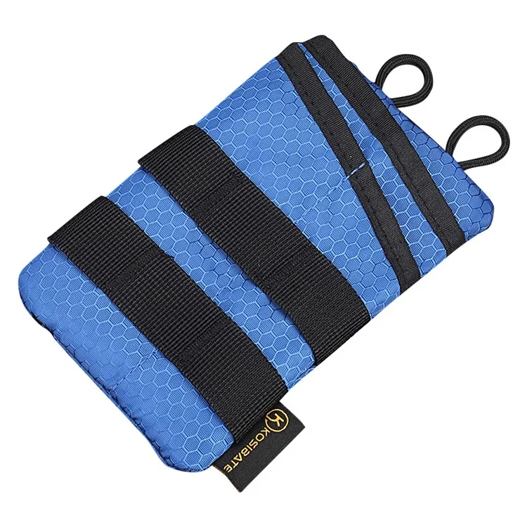 KOSIBATE H268 Sac Banane en Toile Oxford pour Extérieur avec Rangement pour Téléphone (sans Bandoulière) - Bleu Fluo