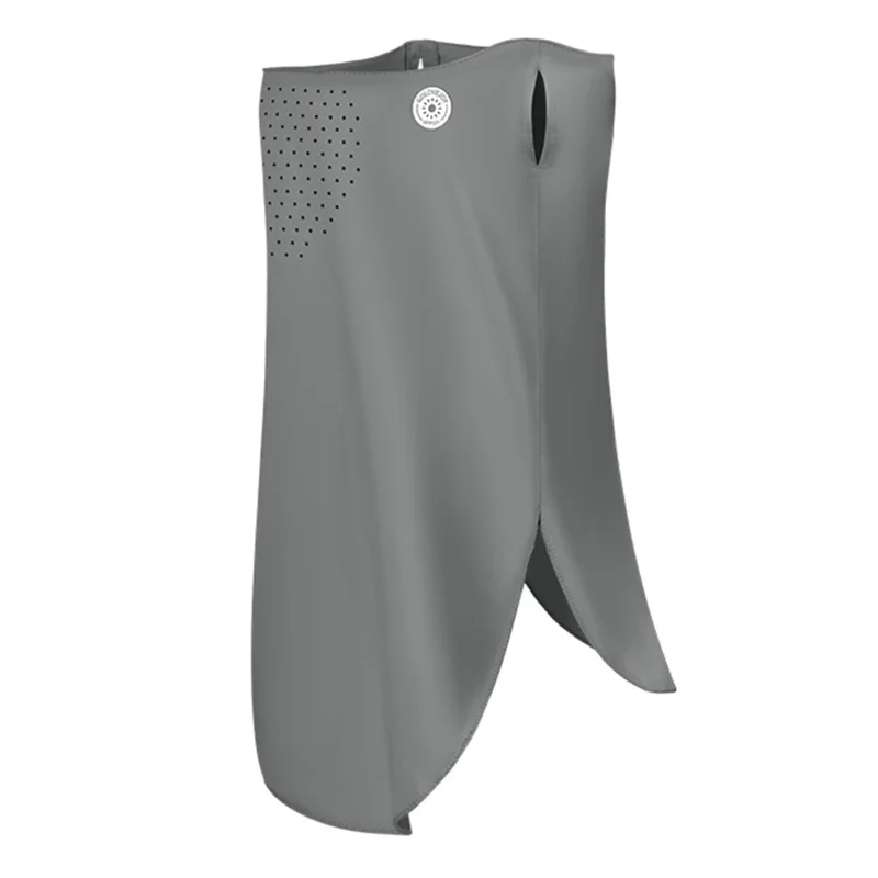 GOLOVEJOY XTJ128 Summer Hanging Ear Sunproof Mask Scarf Breathable Cooling Face Neck Cover - Dark Grey