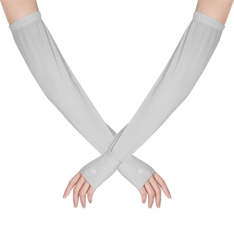 GOLOVEJOY HB24 1 Paire de Manches Anti-UV d'été pour Femmes Respirantes et Rafraîchissantes - Gris