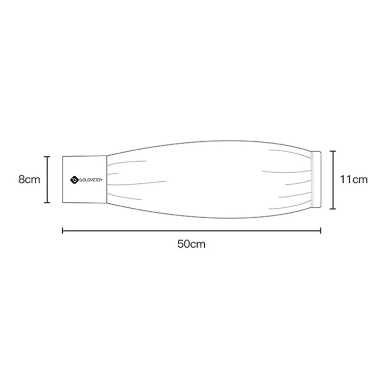 GOLOVEJOY HB24 1 Paire de Manches Anti-UV d'été pour Femmes Respirantes et Rafraîchissantes - Gris