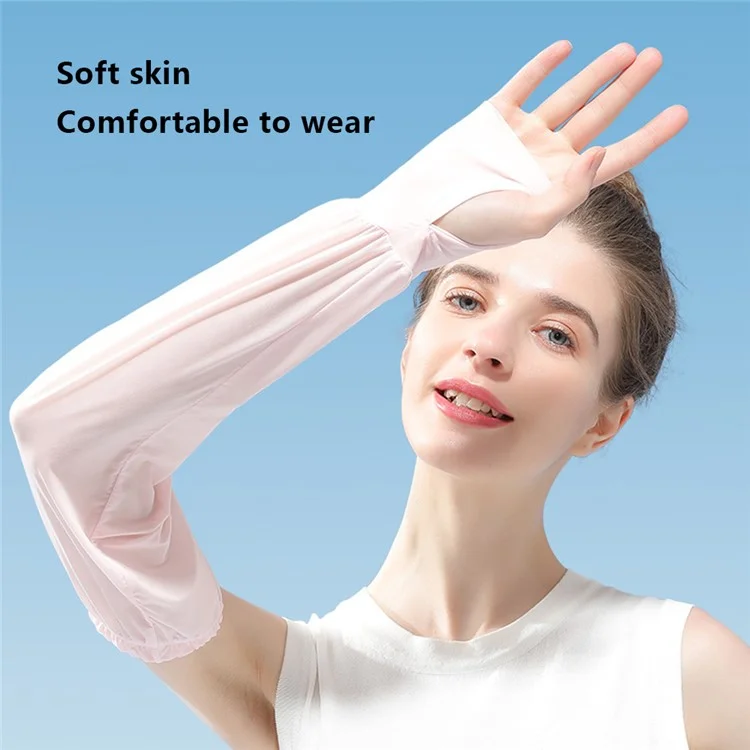 GOLOVEJOY HB24 1 Paire de Manches Anti-UV d'été pour Femmes Respirantes et Rafraîchissantes - Gris