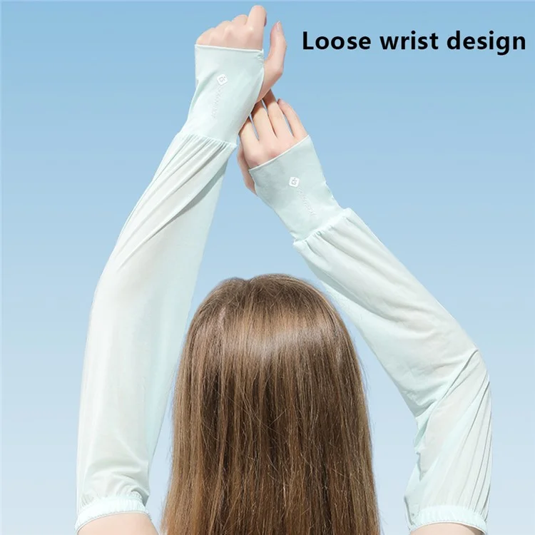 GOLOVEJOY HB24 1 Paire de Manches Anti-UV d'été pour Femmes Respirantes et Rafraîchissantes - Gris