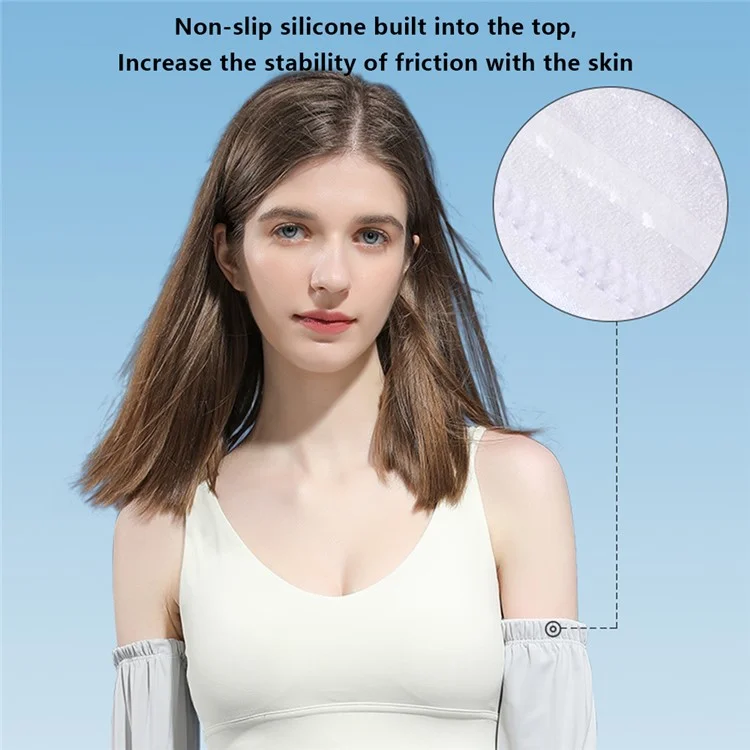 GOLOVEJOY HB24 1 Paire de Manches Anti-UV d'été pour Femmes Respirantes et Rafraîchissantes - Gris