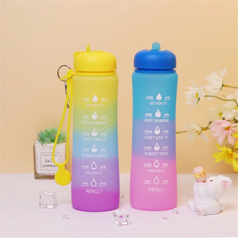 600ML Collapsible Water Bottle Silicone Drinking Cup for Camping Travel (BPA-Free, NO FDA Certified) - Blue