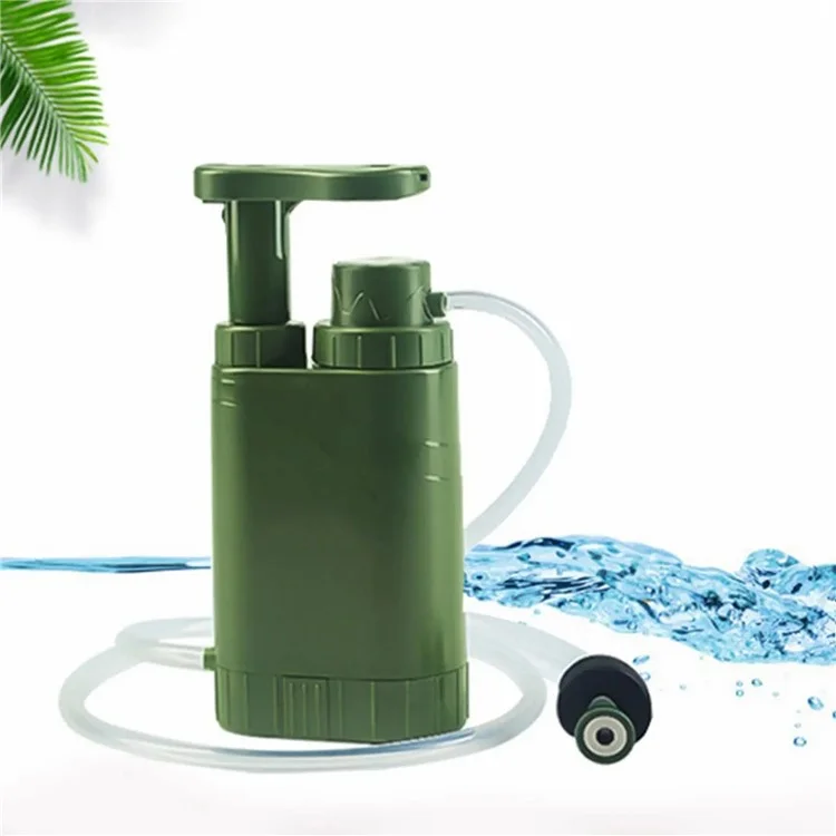 Emergency Survival Water Filter Straw Multifunction Compass Water Purifier (No FDA, BPA-Free)