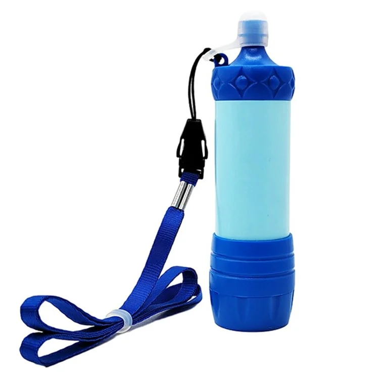 QJ-A14 Outdoors Water Filter Straw Water Purifier Survival Gear for Hiking / Camping