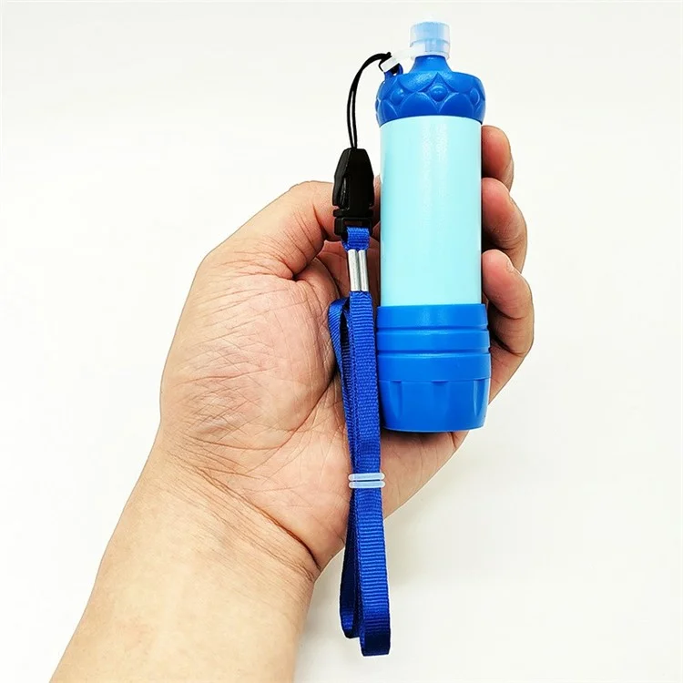 QJ-A14 Outdoors Water Filter Straw Water Purifier Survival Gear for Hiking / Camping