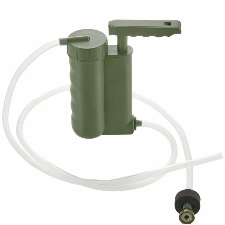 Filtro de Agua al Aire Libre Purificador de Agua de Supervivencia de Emergencia Para Caminar Para Acampar (sin FDA, BPA Gratis)