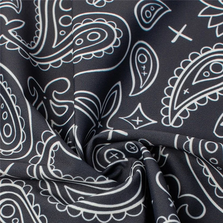 ZRCE YD Outdoor Cycling Face Mask Paisley Pattern Ice Silk Anti-UV Neck Scarf - YD-1124