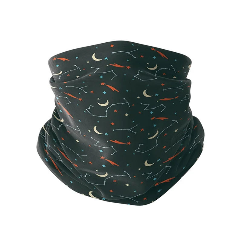 ZRCE UPF50+ Children Outdoor Cycling Face Mask Colorful Pattern Neck Gaiter - YF-1002