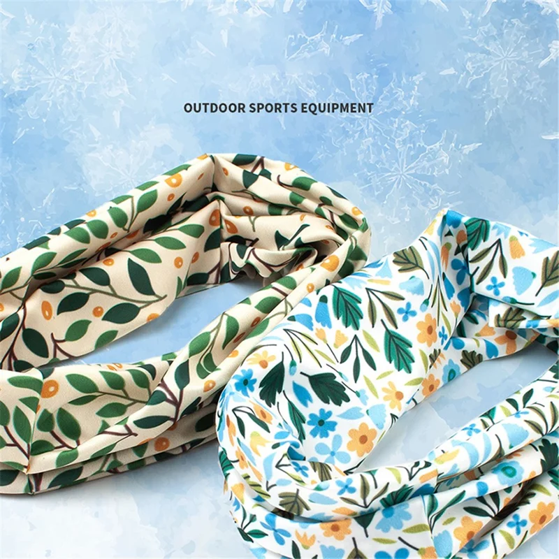 ZRCE UPF50+ Children Outdoor Cycling Face Mask Colorful Pattern Neck Gaiter - YF-1002
