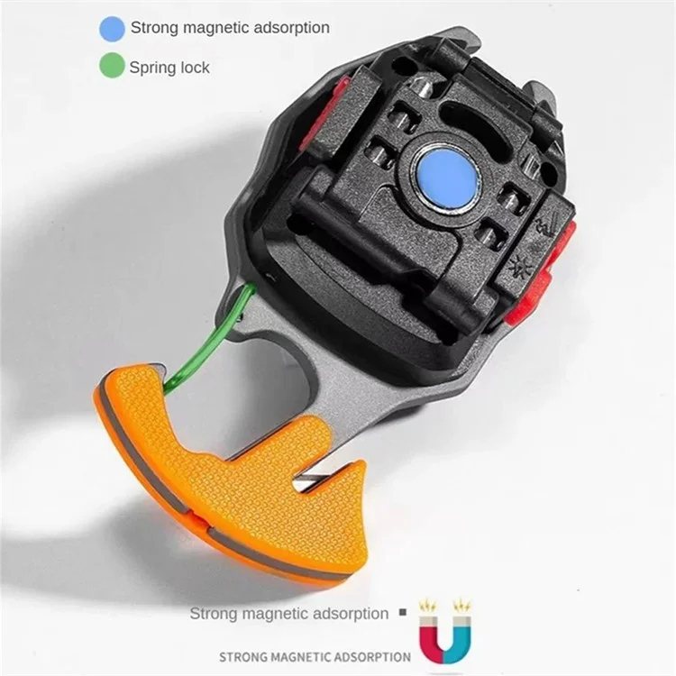 W5147 Multi-function Accendisigari Outdoor Emergency Light Apribottiglie Fischietto - Arancione