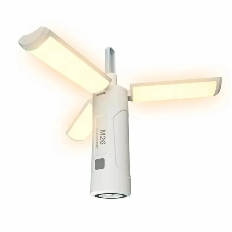M26 3500mAh LED Подвесная лампа для палатки Мощный фонарик Аварийный свет для домашнего отключения электроэнергии