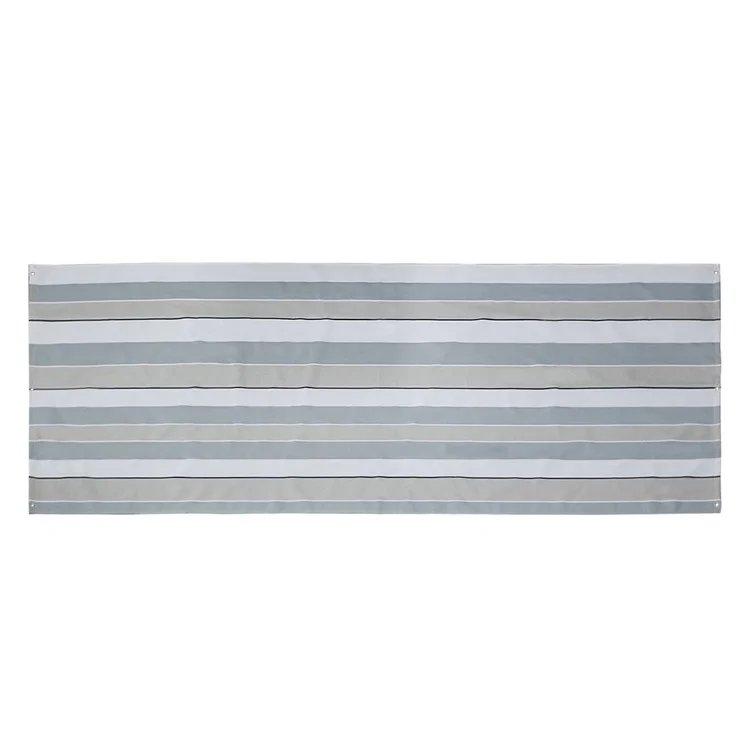 Outdoor Swingset Shade Kids Playground Roof Canopy Waterproof Cover Sunshade with Screws - Stripe
