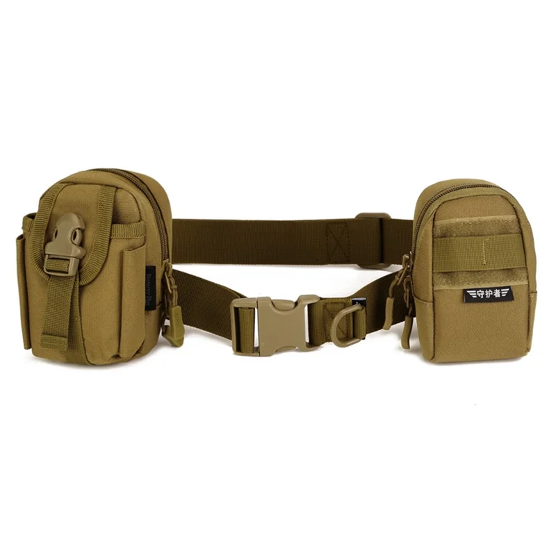 PROTECTOR PLUS Z506 Outdoor Military Nylon Tactical Belt Molle Waist Strap - Brown