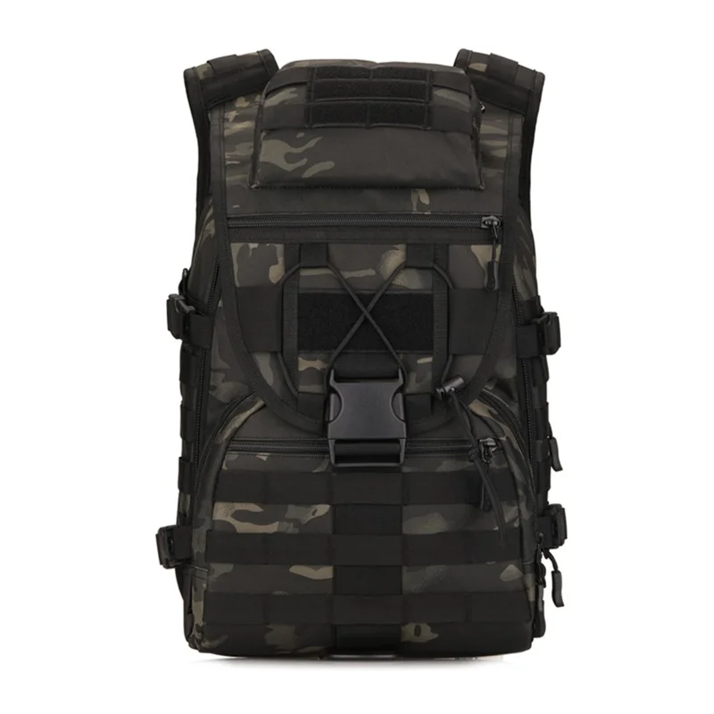 PROTECTOR PLUS S413-40L X7 Tactical Shoulder Bag Waterproof Nylon Outdoor MOLLE Backpack - Black Scorpion Camouflage