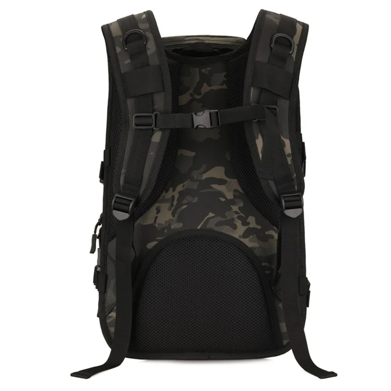 PROTECTOR PLUS S413-40L X7 Tactical Shoulder Bag Waterproof Nylon Outdoor MOLLE Backpack - Black Scorpion Camouflage