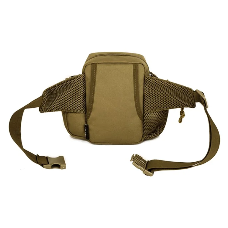 PROTECTOR PLUS Y117 Cycling Waist Bag Water Bottle Holder Tactical Fanny Pack - Coyote Brown