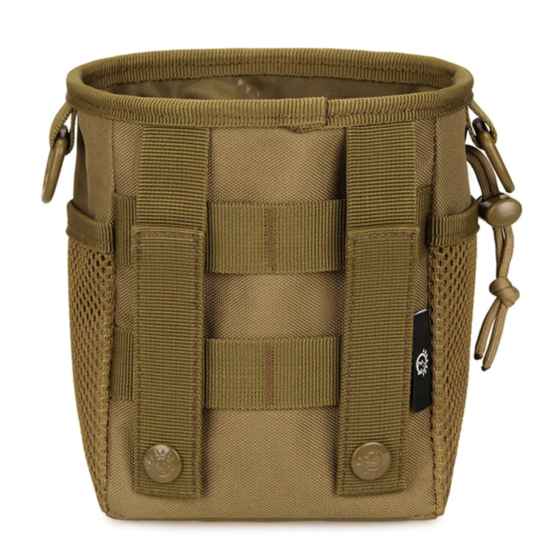 PROTECTOR PLUS A034 600D Fabric Waterproof Slingshot Bag Paintballs Storage Waist Bag - Marron