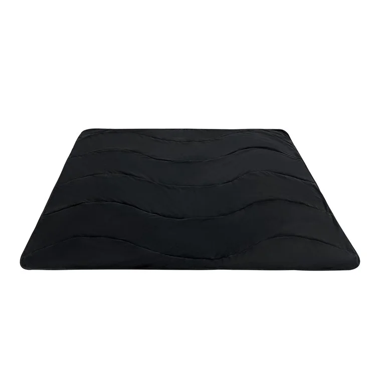 Большое толстое кемпинговое одеяло с сумкой для хранения Outdoor Warm Blanket for Camping Travel Black+Orange