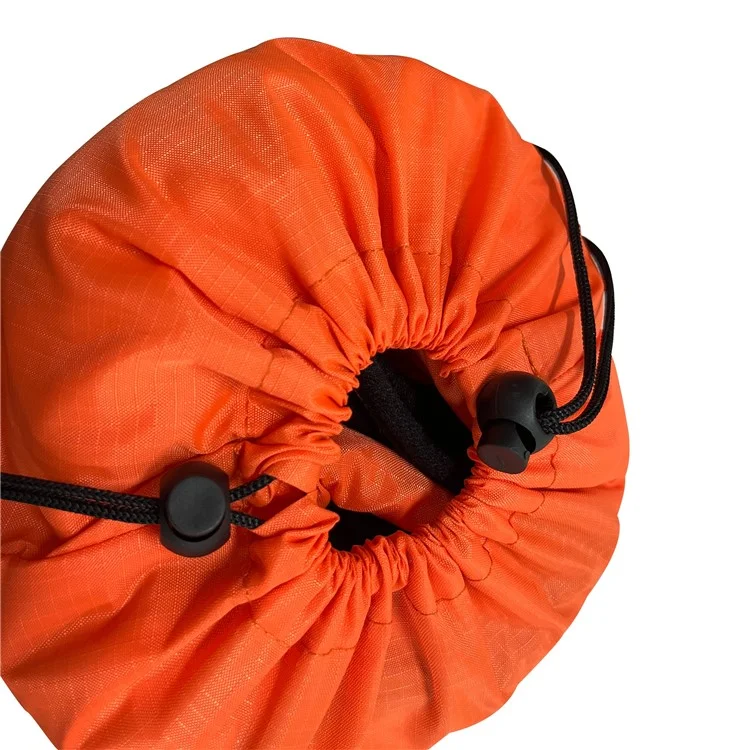 Большое толстое кемпинговое одеяло с сумкой для хранения Outdoor Warm Blanket for Camping Travel Black+Orange