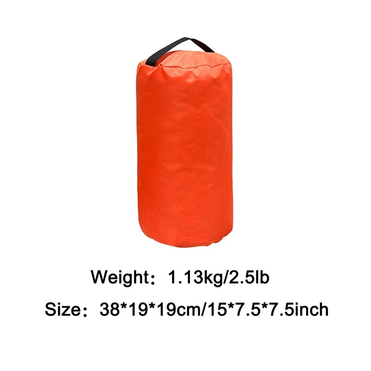 Большое толстое кемпинговое одеяло с сумкой для хранения Outdoor Warm Blanket for Camping Travel Black+Orange