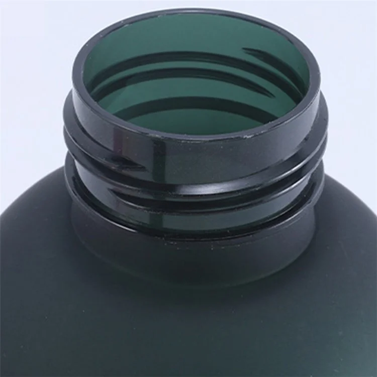 1000ML Fitness Matte Water Bottle PC Drinking Cup (BPA-Free, NO FDA Certified) - Noir
