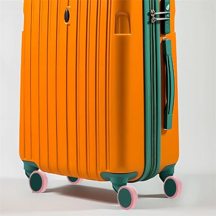 4PCS Carry-On Luggage Wheel Covers Hollow-Out Silicone Silent Protection Cases - Vert menthe