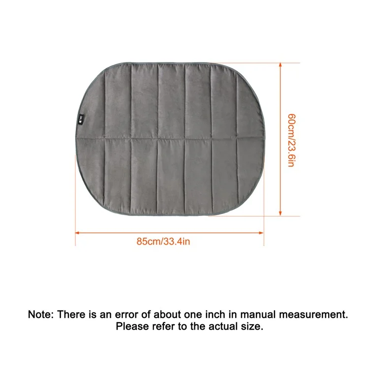 GEERDUO Outdoor Camping Travel Portable Dog Cushion Suede Pet Mat, Размер S: 60*85см