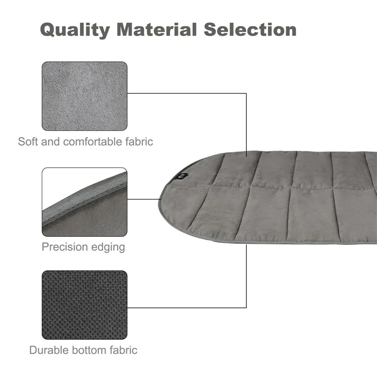 GEERDUO Outdoor Camping Travel Portable Dog Cushion Suede Pet Mat, Размер S: 60*85см