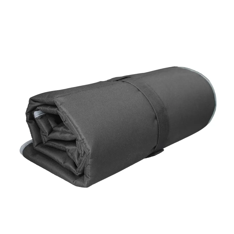 GEERDUO Outdoor Portable Dog Rest Cushion Foldable Suede Pet Warm Mat, Size L: 68x109cm