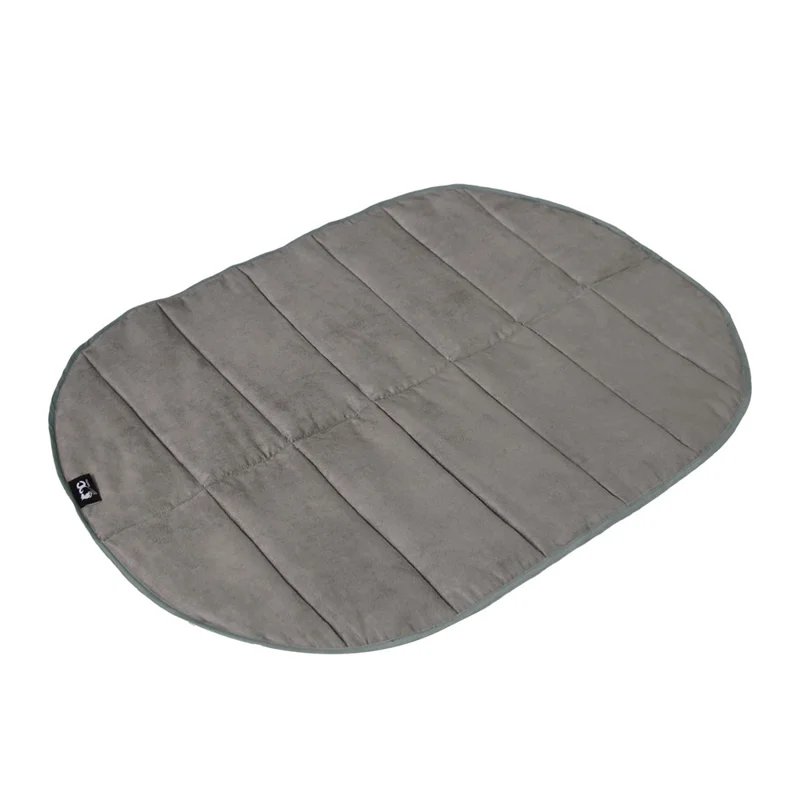 GEERDUO Outdoor Portable Dog Rest Cushion Foldable Suede Pet Warm Mat, Size L: 68x109cm