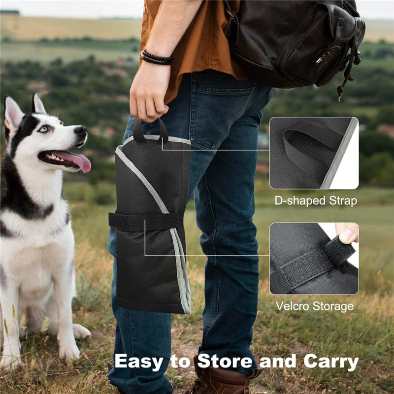 GEERDUO Outdoor Portable Dog Rest Cushion Foldable Suede Pet Warm Mat, Size L: 68x109cm