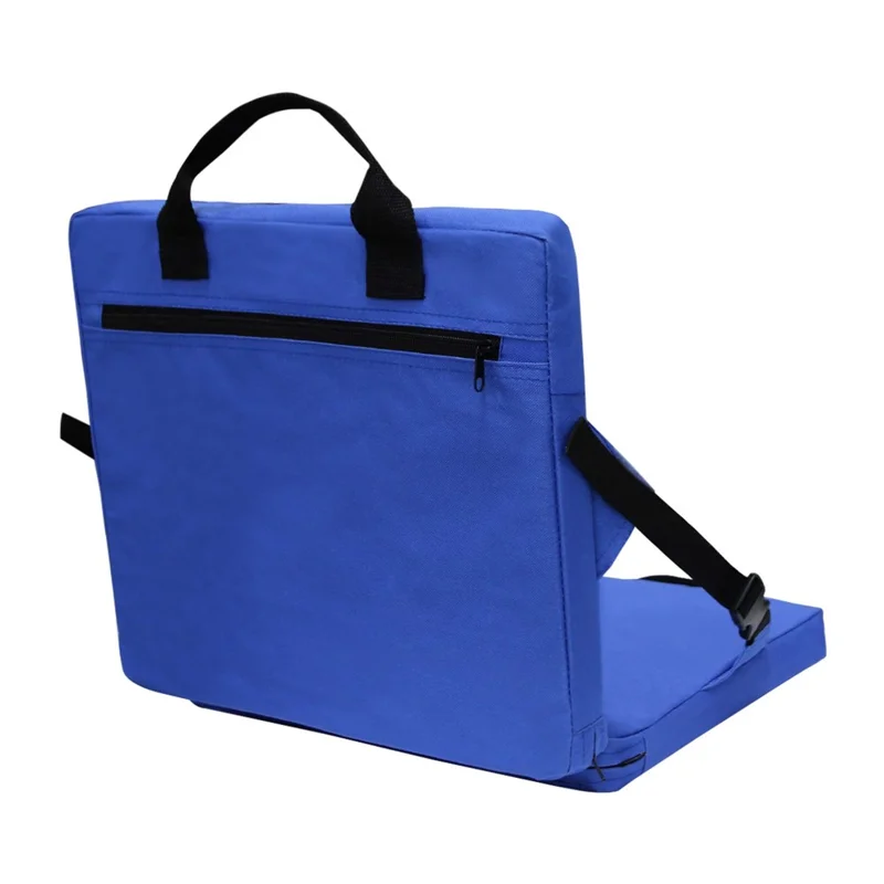 Thickened Cotton Car Seat Cushion Soft Vehicle Seat Mat Auto Seat Cover - Blue