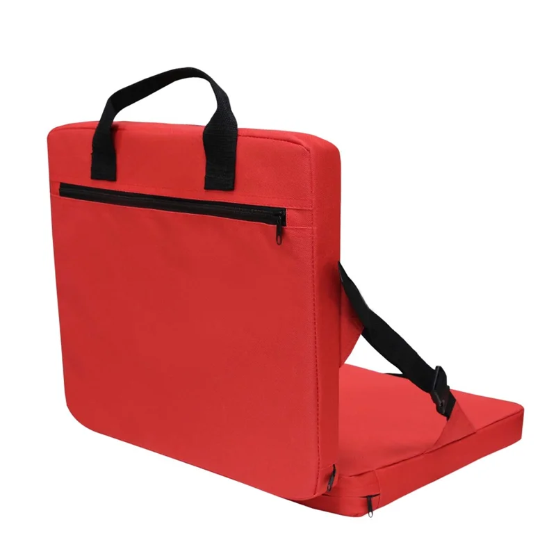 Thickened Cotton Car Seat Cushion Soft Vehicle Seat Mat Auto Seat Cover - Red