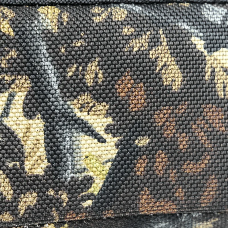 Portable Camping Hunting Seat Mat Thicken EPE+Sponge Outdoor Seating Pad with Carabiner - Leaf Camouflage