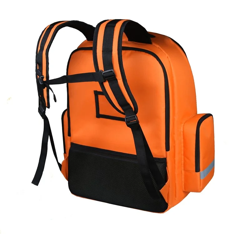 Medical First Aid Emergency Rescue Backpack 600D Oxford Cloth Large Capacity Survival Kit Storage Bag, 38x25x50cm